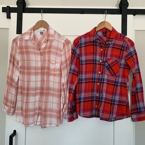 Plaid shirts